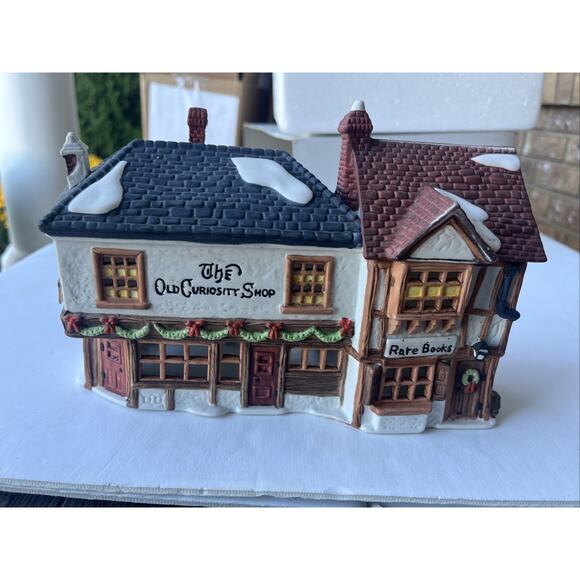 Dept 56 The Old Curiosity Shop Heritage Dickens Village Series 1987 Box & Light - Picture 3 of 11